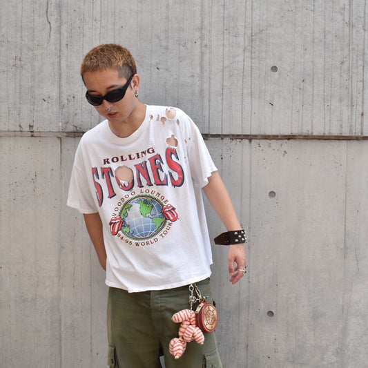 90’s Rolling Stone “VOODOO LOUNGE WORLD TOUR” BORO ロック Tシャツ USA製 250916