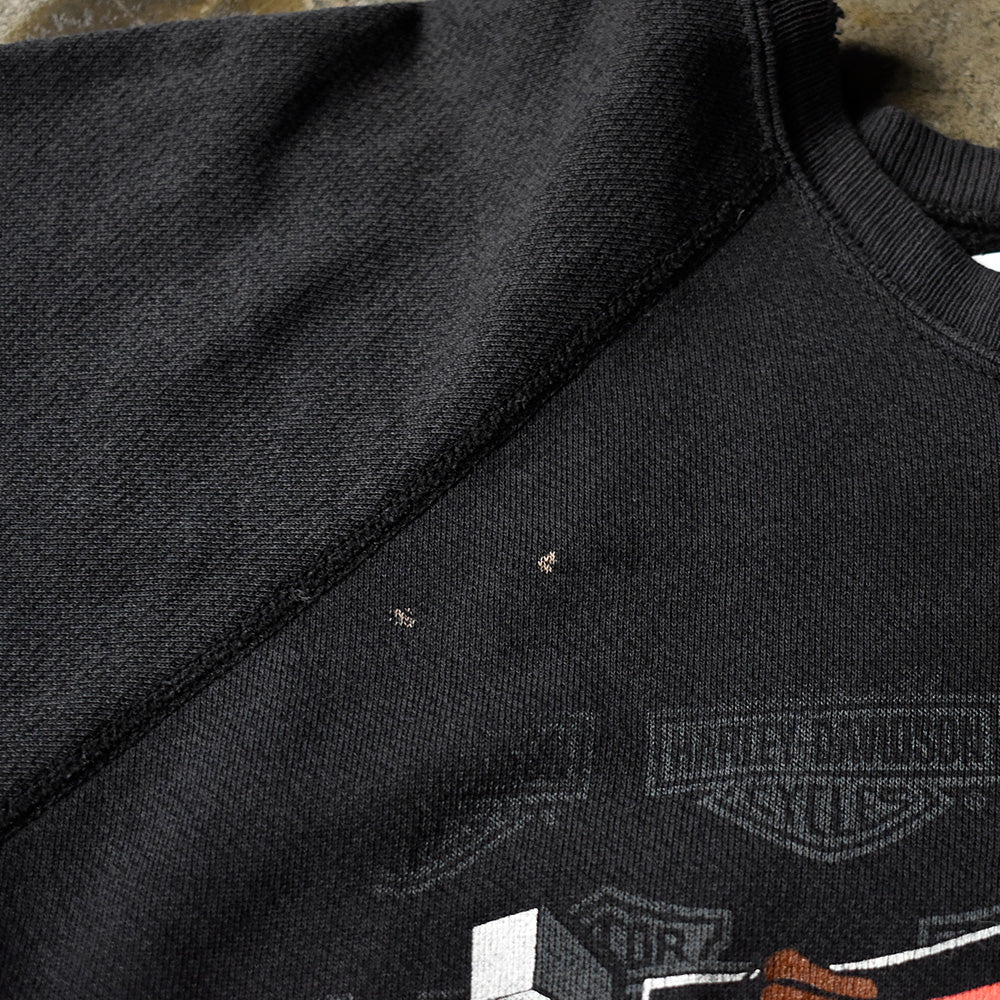 90's Harley Davidson×Looney Tunes “タズマニアンデビル“ スウェット 241220H