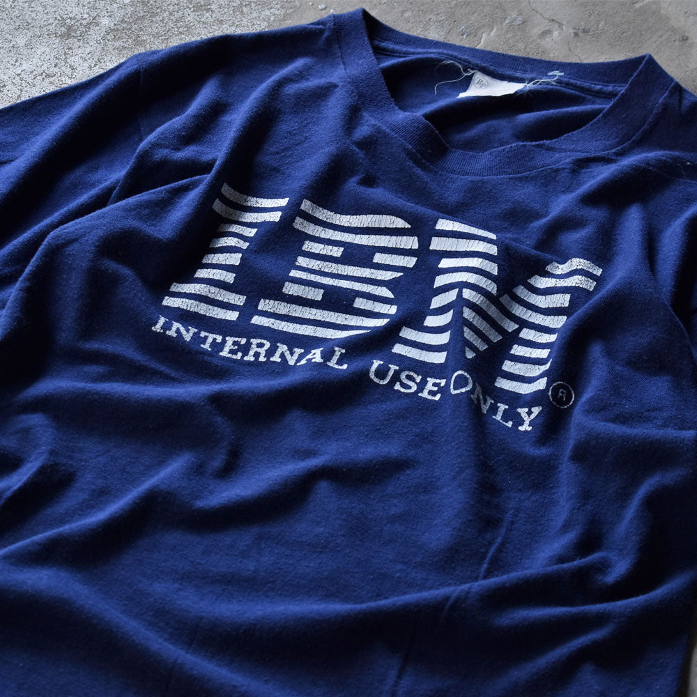 80's　IBM/アイビーエム 企業 logo Tシャツ　USA製　230629