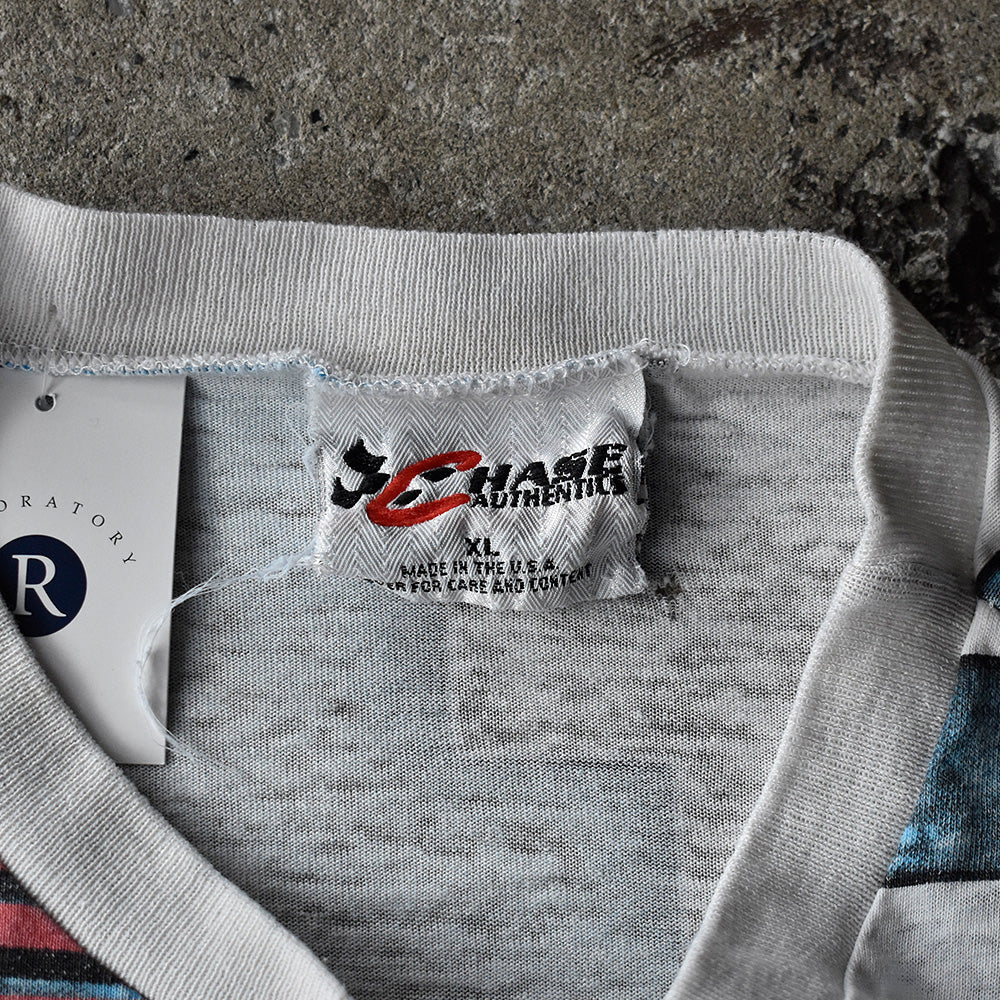 Y2K AOP！ CHASE authentics Racing Tシャツ USA製 250415H