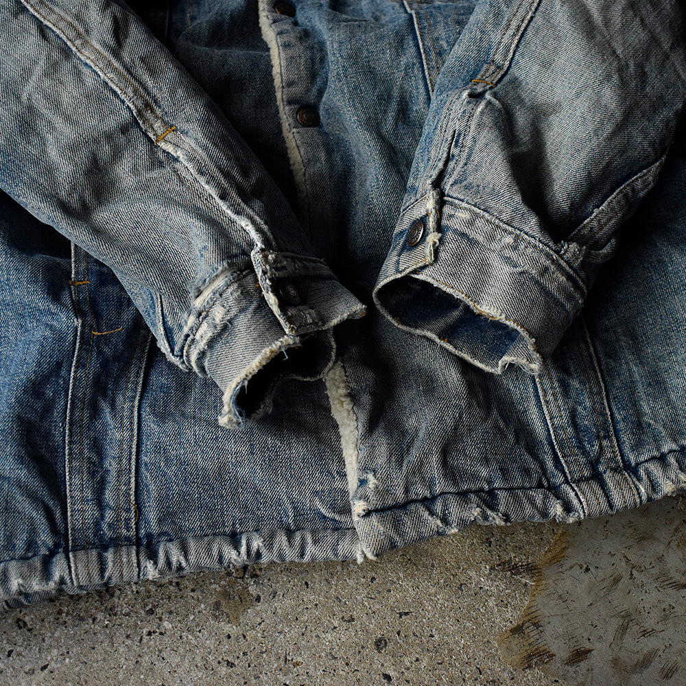 70's～ Levi's 71605 ロング丈！ デニムボアジャケット 250122H
