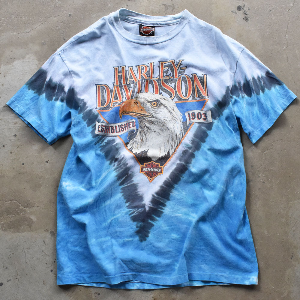 ハーレーダビッドソン Atlantic country タイダイ Tシャツ 1991年 USA製 ヴィンテージ