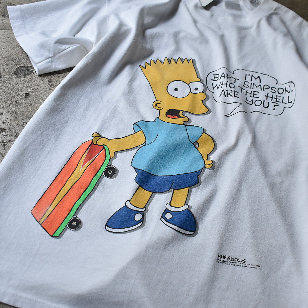 ザ・シンプソンズ バート スケート キャラクターTシャツ 1989年 USA製 ヴィンテージ