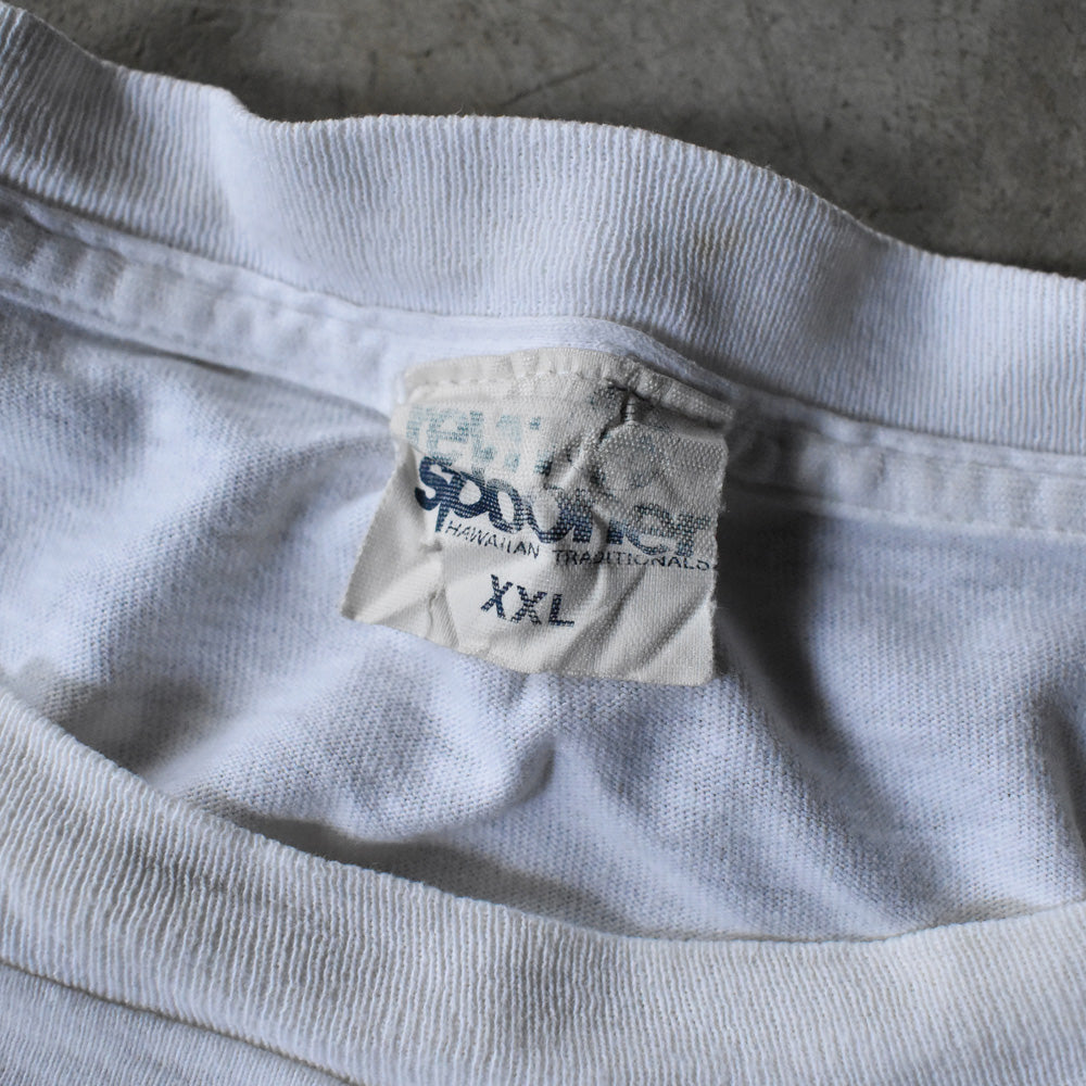 90's REYN SPOONER 乳首ロゴ 両面プリント Tシャツ USA製 240513