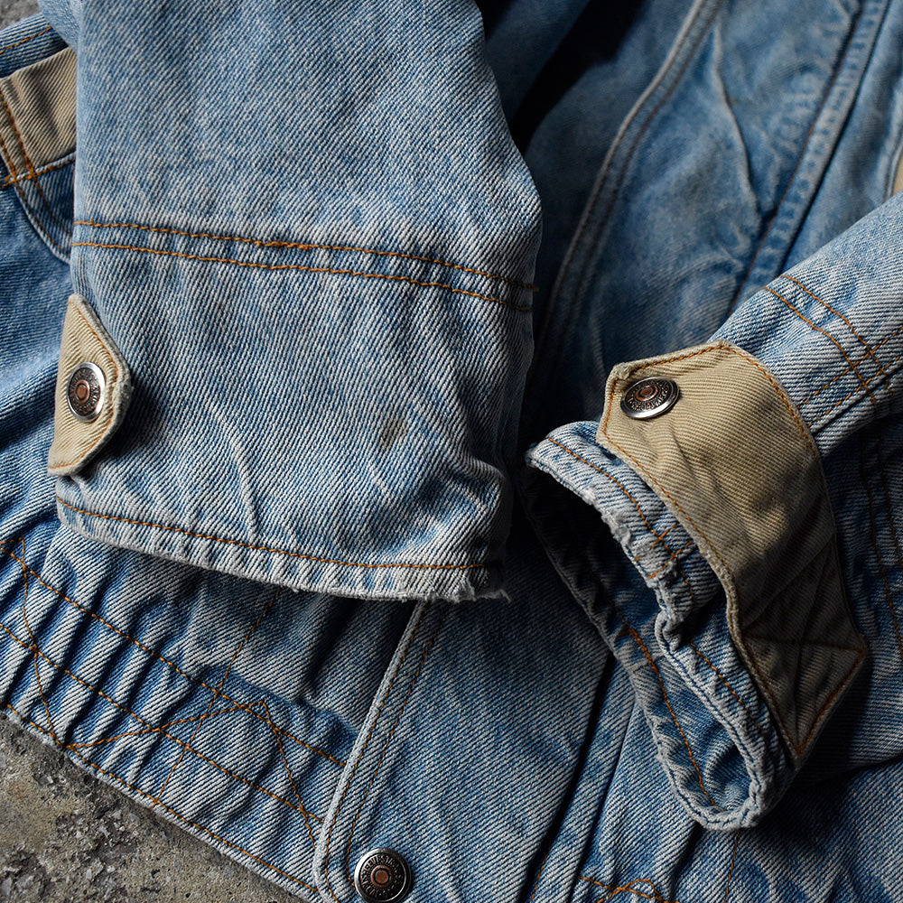 90's レア！ Levi's “Silver Tab” 75470-0591 チンストラップ付き デニムジャケット 240113H
