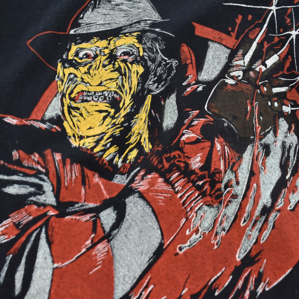 80's A Nightmare on Elm Street "Freddy Krueger" ホラー ムービーTシャツ 260918H