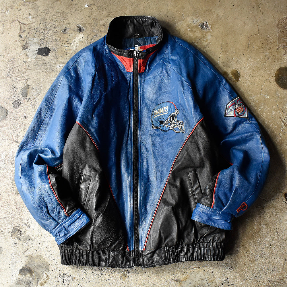 80's PROPLAYER NFL “New York Giants” レザージャケット 231116H