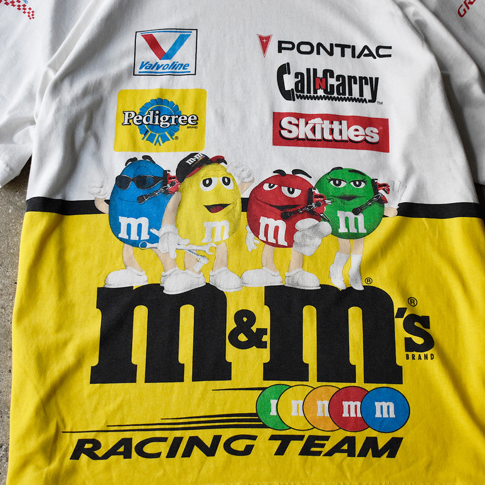 Y2K COMPETITORS VIEW “M&M’s“ ラグランスリーブ レーシングTシャツ 250710H