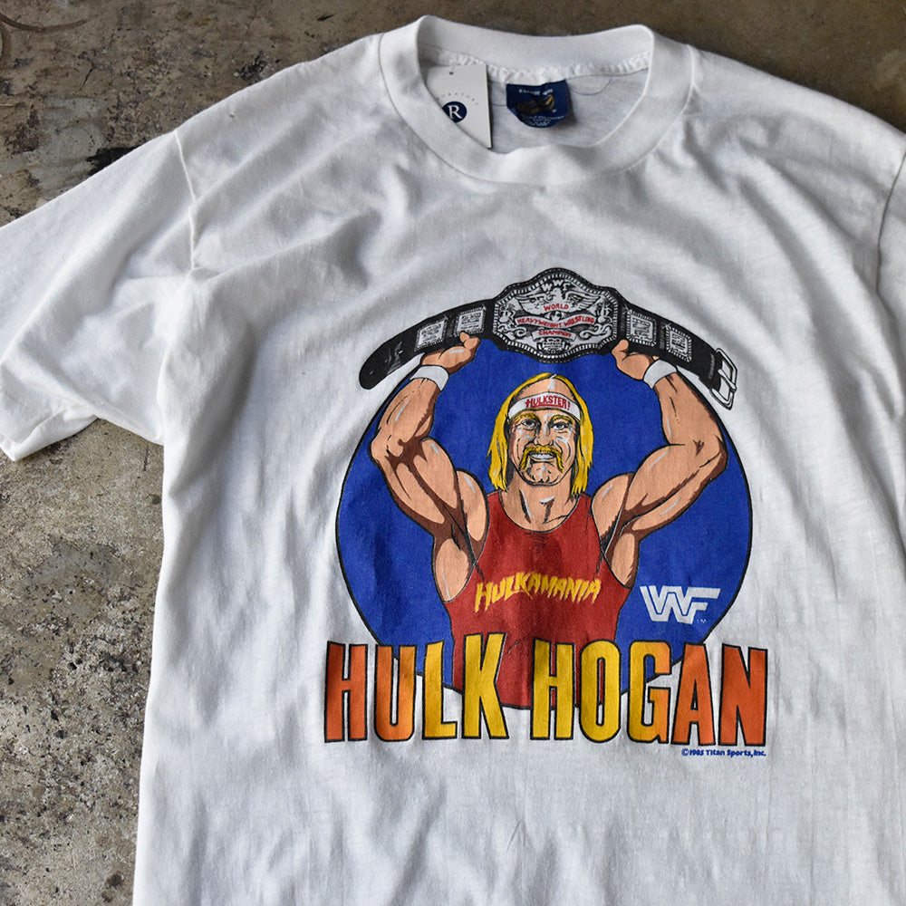 ハルク・ホーガン WWF イラスト プロレスTシャツ 1985年 USA製 ヴィンテージ