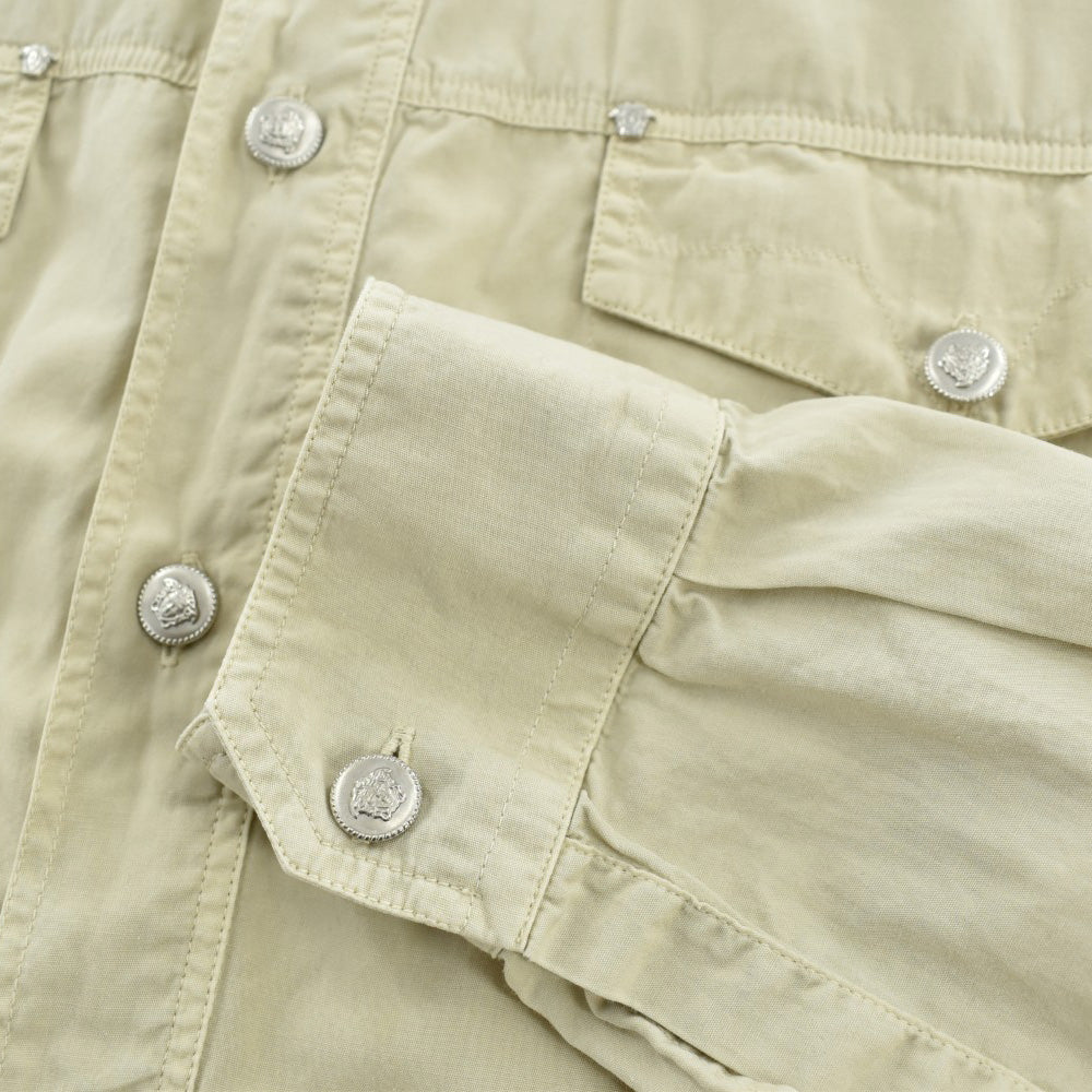 90's VERSACE JEANS SIGNATURE メデューサボタン ウエスタンシャツ イタリア製 261006H