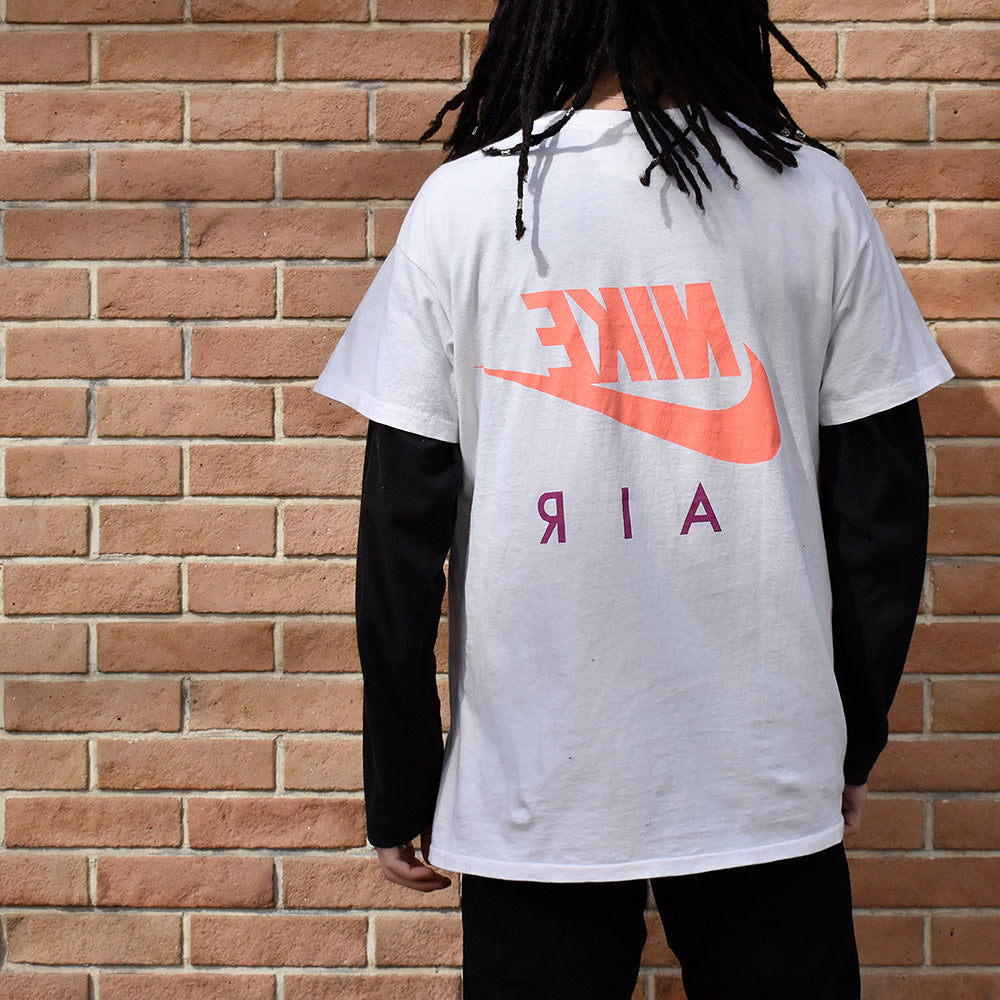 90's NIKE 反転AIRスウォッシュロゴ！ Tシャツ USA製 240301H