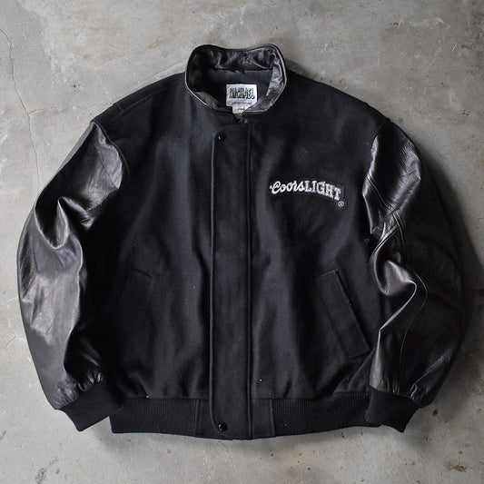 90’s “Coors Light” バーシティジャケット スタジャン USA製 231219