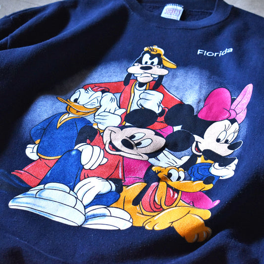 90’s Disney “FLORIDA“ スウェット USA製 240226