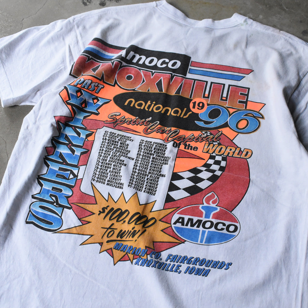 90’s “1996 Knoxville Nationals” 両面プリント レーシング Tシャツ USA製 240716