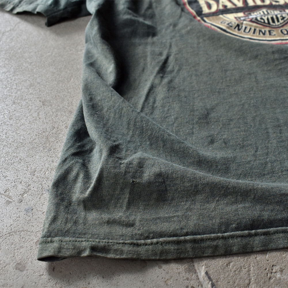 Y2K Harley-Davidson 両面プリント Tシャツ 230915