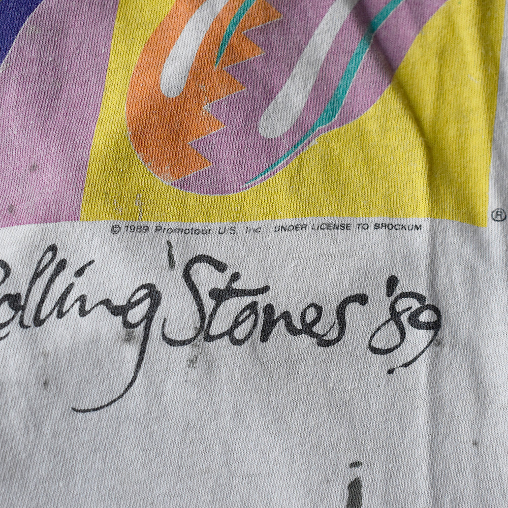 80's The Rolling Stones “Andy Warhol Type” North American Tour Tシャツ 240625H