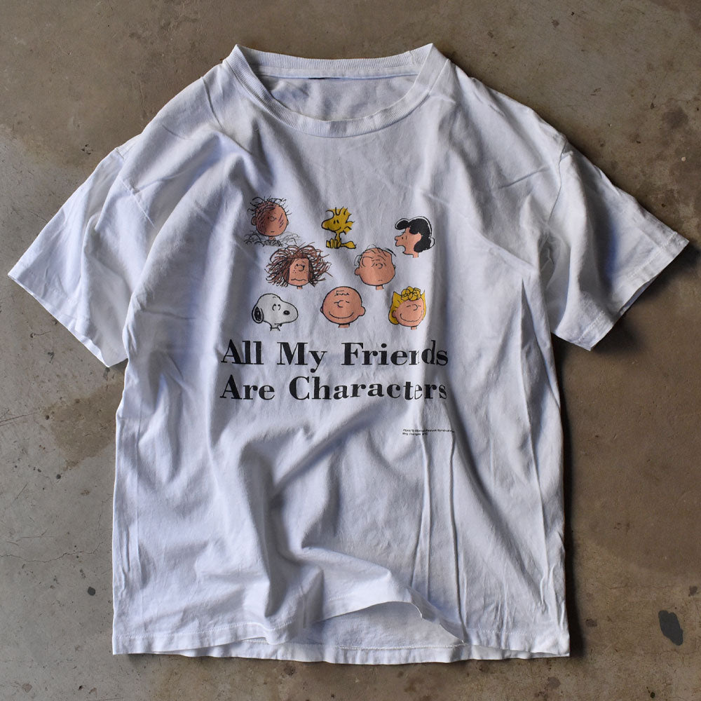 90’s Peanuts “All My Friends Are Characters” Tシャツ 240504
