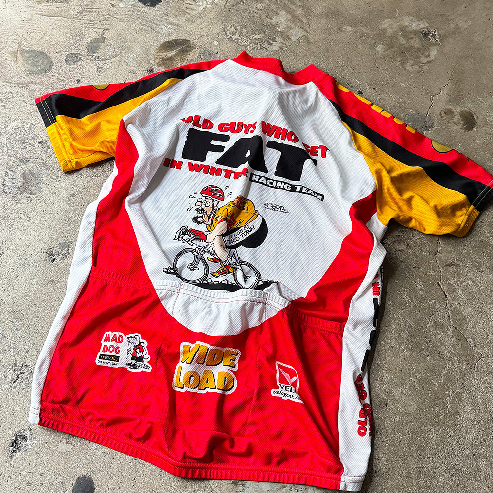 Y2K “Old Guys Who Get Fat In Winter” サイクリングシャツ USA製 240330H