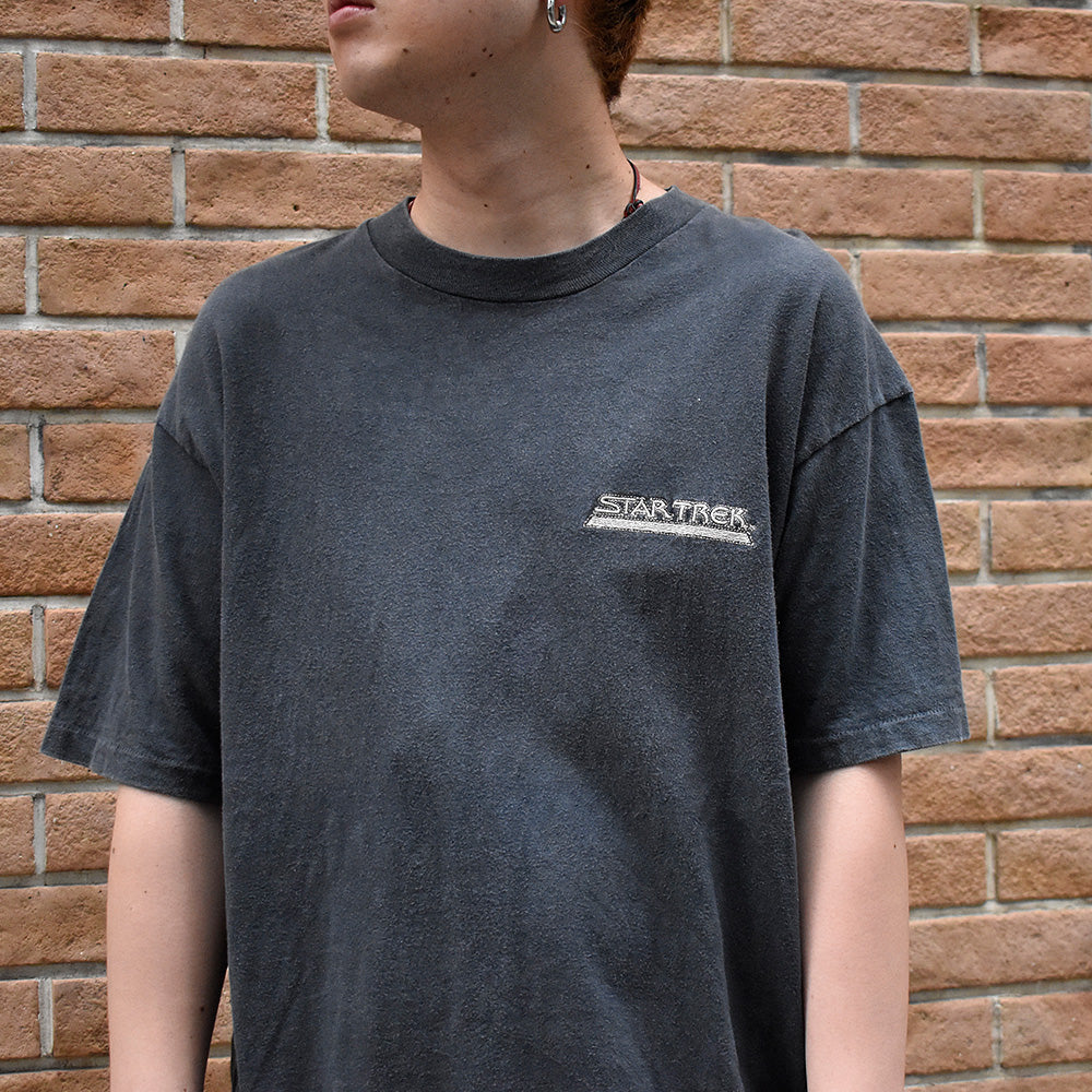 90's STAR TREK “ロゴ刺繍“ Tシャツ USA製 250515H