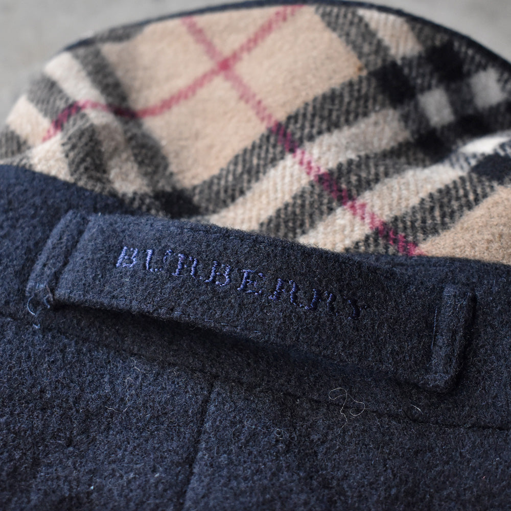 Burberry 裏地チェック ウールカシミア コート 231207