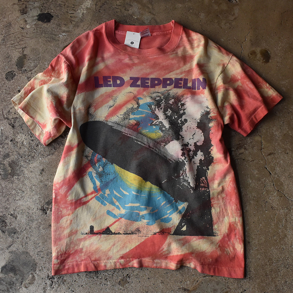 レッド・ツェッペリン デビューアルバム ジャケットプリント タイダイ Tシャツ 90年代 USA製 ヴィンテージ