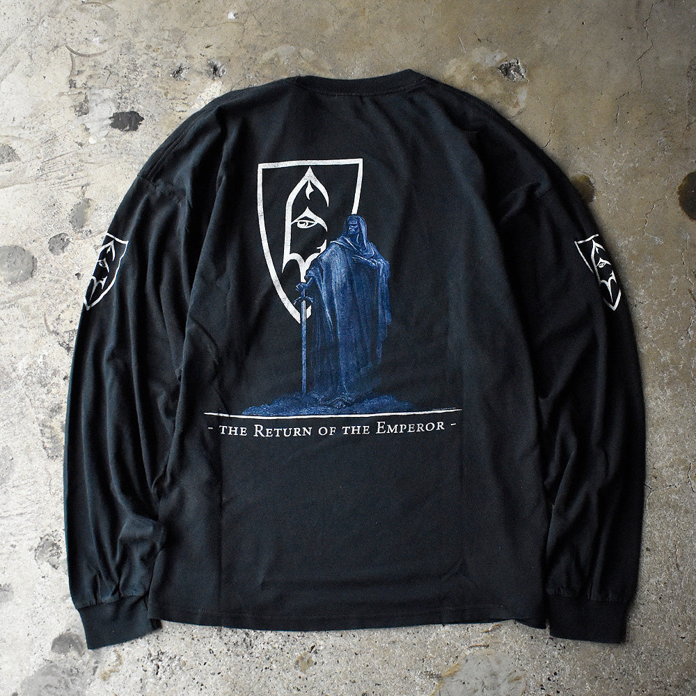 Y2K Emperor "The Return of the Emperor" ロングスリーブ ロック Tシャツ 250812HT62