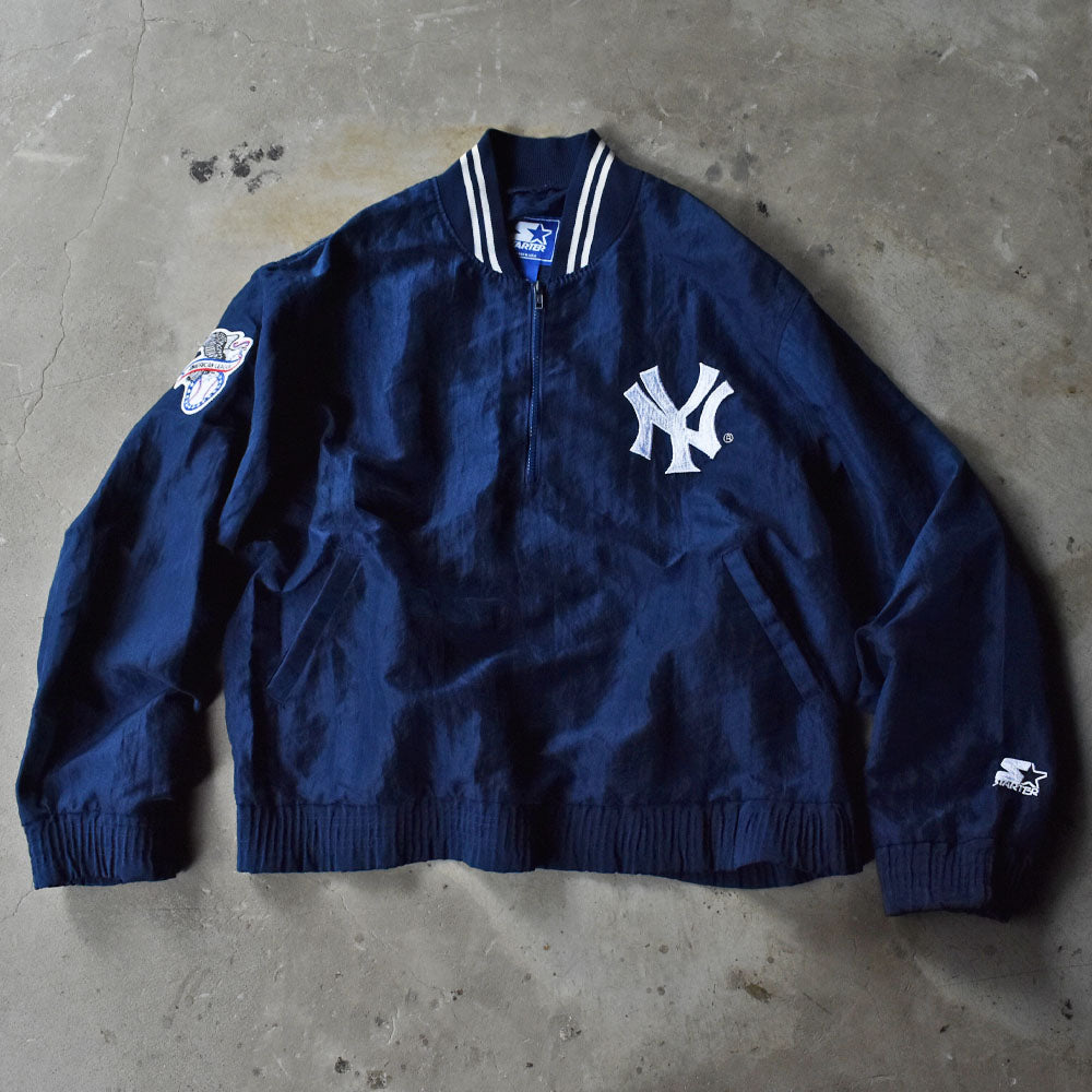 90's　STARTER/スターター ”New York Yankees" ワッペン付き ナイロンプルオーバー　USA製　230909