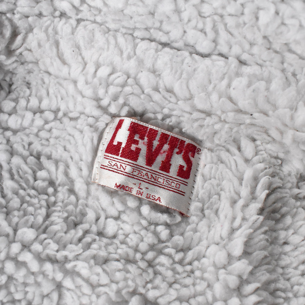 90’s Levi's 70609-0227 ケミカルウォッシュ デニムボアジャケット USA製 241213