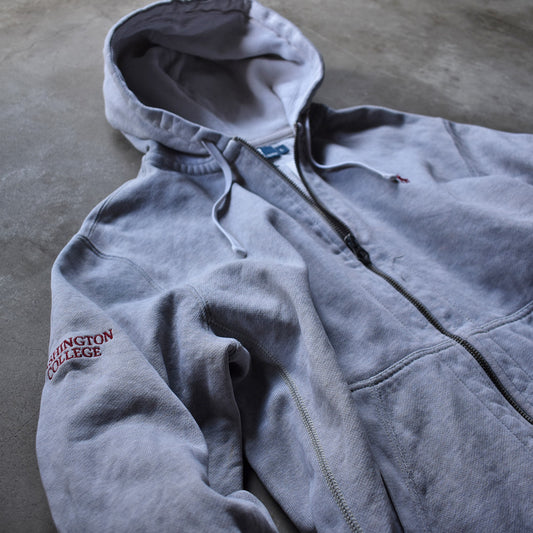 90’s Polo Ralph Lauren 袖刺繍入り GRY フルジップパーカー 230501