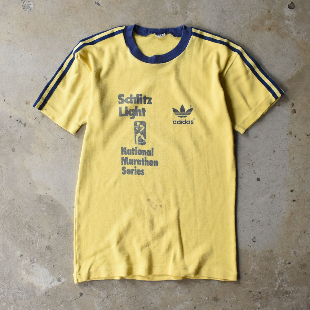 70-80’s adidas “Schlitz Light National Marathon Series” カレッジ Tシャツ 250916