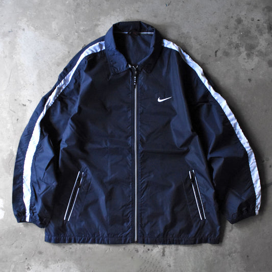 90’s NIKE ロゴ刺繍 ナイロン トラックジャケット 250415