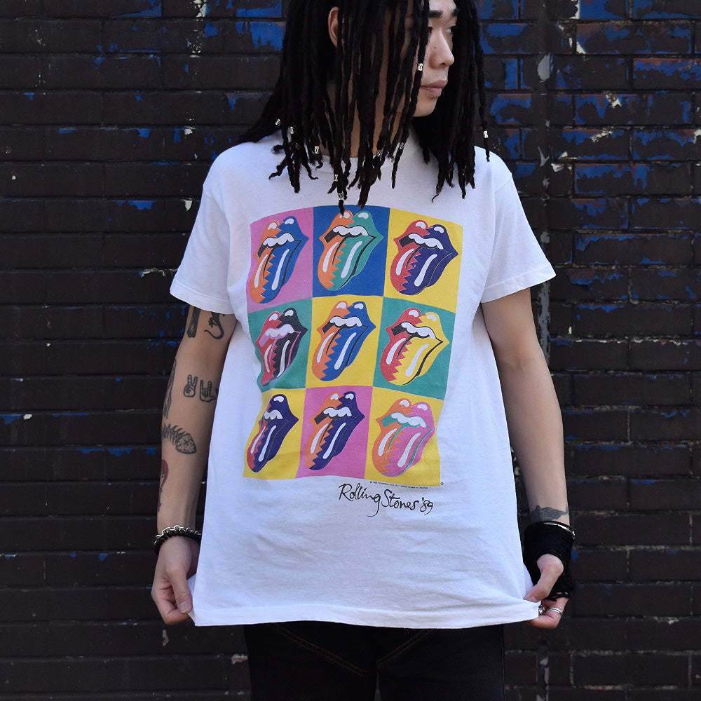 80's The Rolling Stones “Andy Warhol Type” North American Tour Tシャツ 231126H