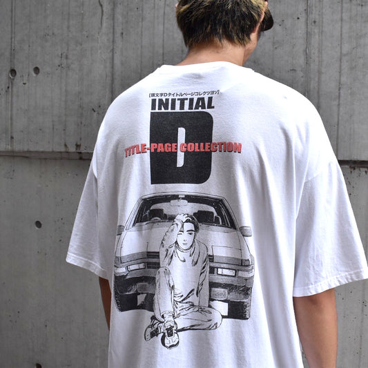 Y2K 頭文字D "INITIAL D" アニメ ギーク Tシャツ 250916