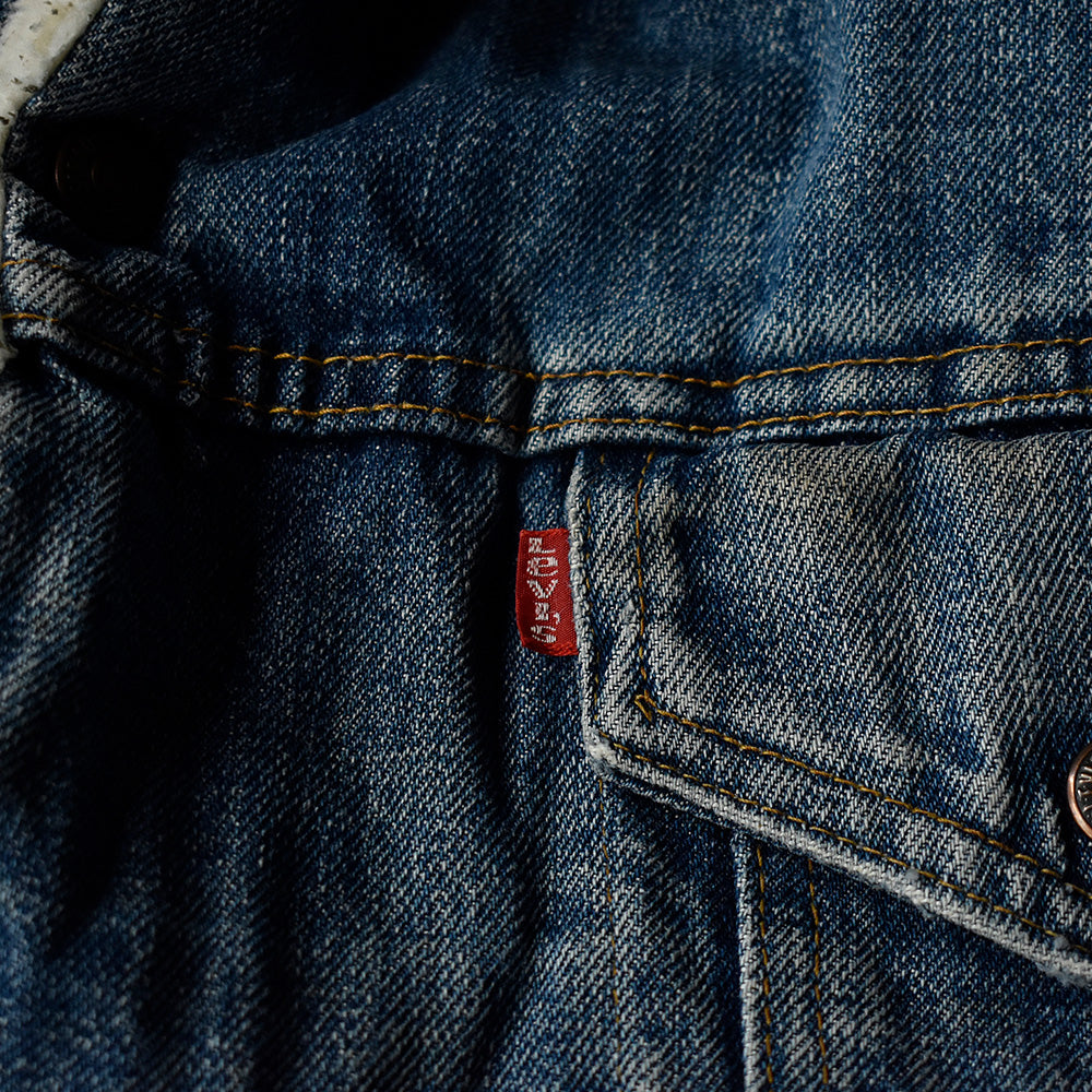 70's～ Levi's 71605 ロング丈！ デニムボアジャケット 250122H