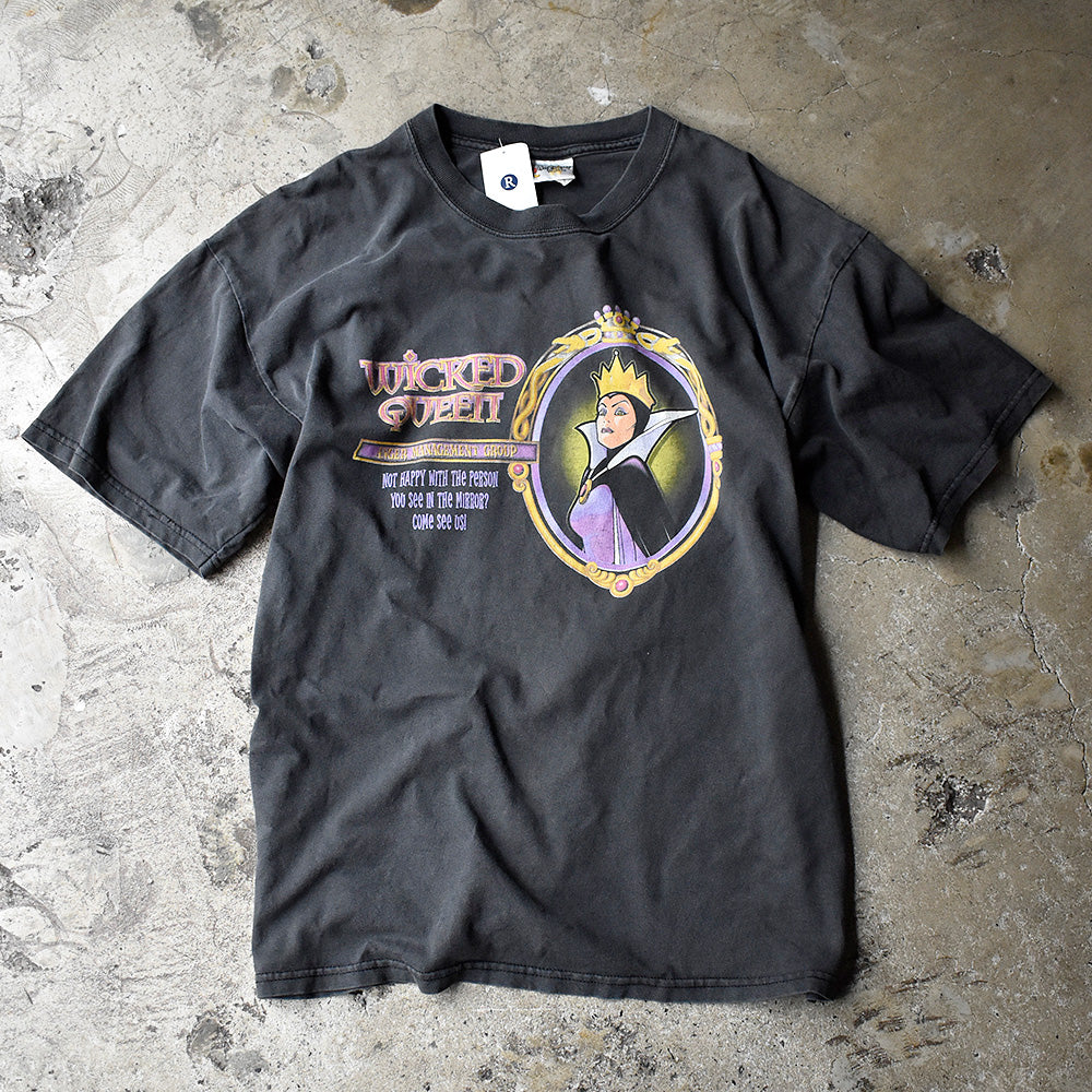 90's～ Disney 白雪姫 “Wicked Queen” Tシャツ 240604H
