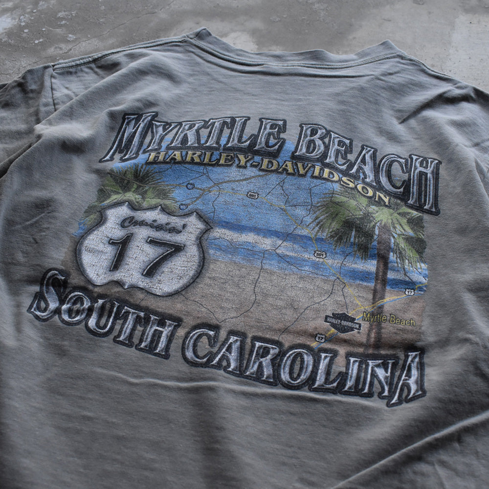 Y2K Harley-Davidson “MYRTLE BEACH” Tシャツ USA製 240511