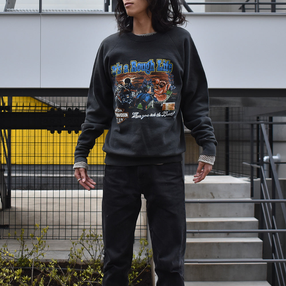 90's Harley Davidson "Pig" スウェット USA製 230303H