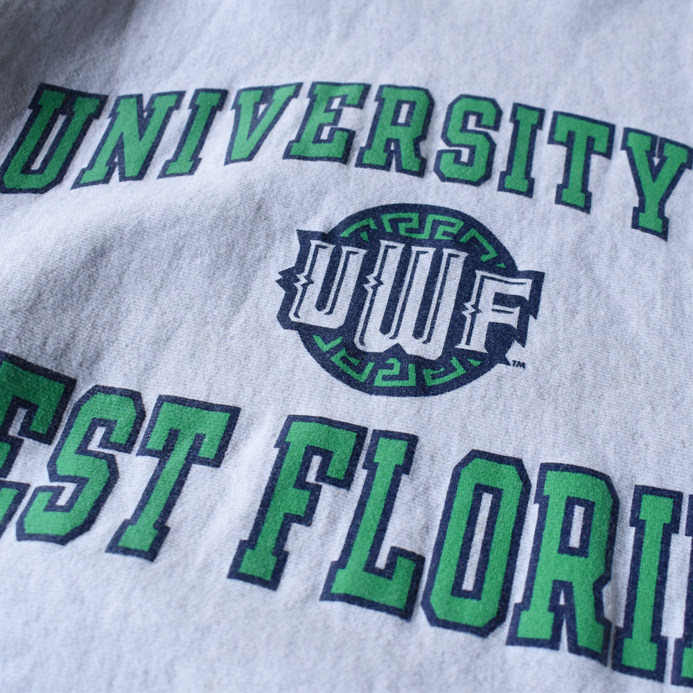Champion “UNIVERSITY OF WEST FLORIDA” リバースウィーブ スウェット USA製 250602