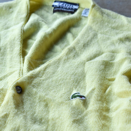 80’s IZOD LACOSTE 糸巻きタグ カーディガン 240121H