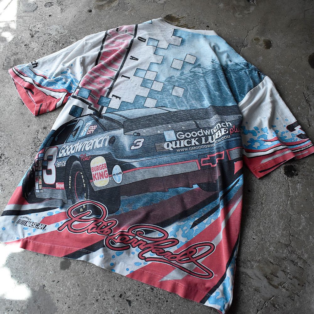 Y2K AOP！ CHASE authentics Racing Tシャツ USA製 250415H