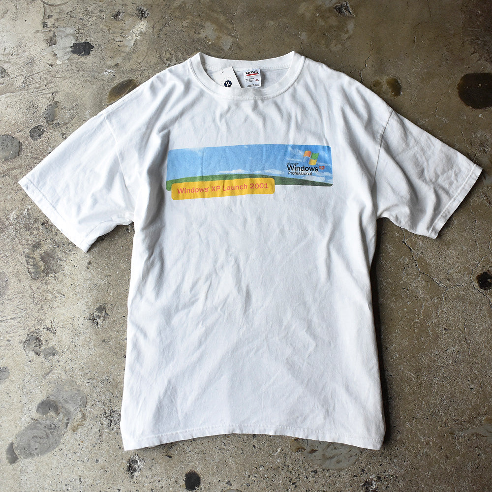 Y2K Microsoft “Windows XP 2001” 企業 Tシャツ 250708H