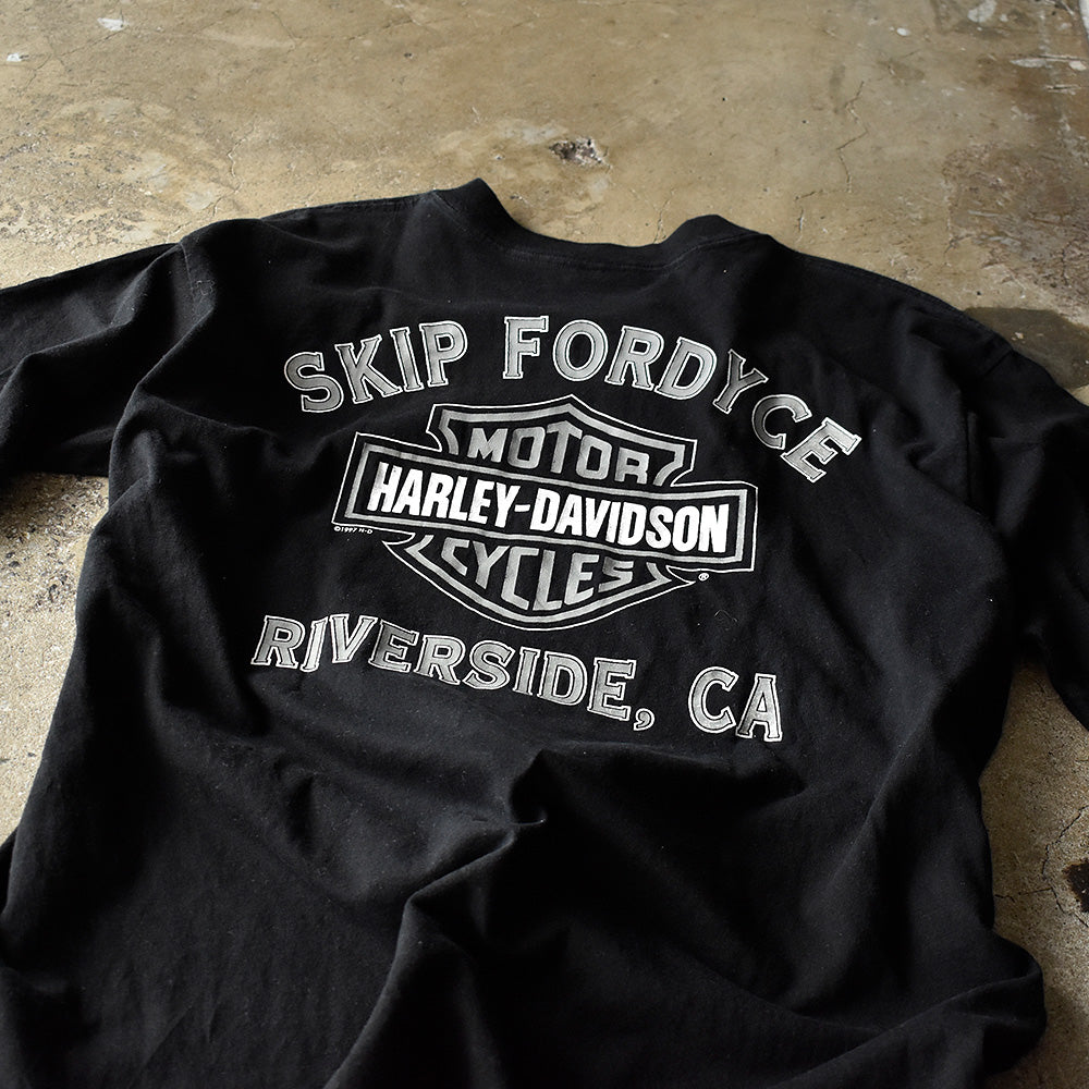 90's Harley Davidson ロゴ Tシャツ 240813H