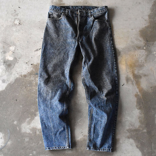 90's Levi's 550 Relaxed fit ケミカルウォッシュ デニムパンツ USA製 240203