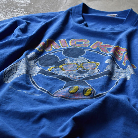 80's Disney/ディズニー “Mickey” Tシャツ USA製 230526
