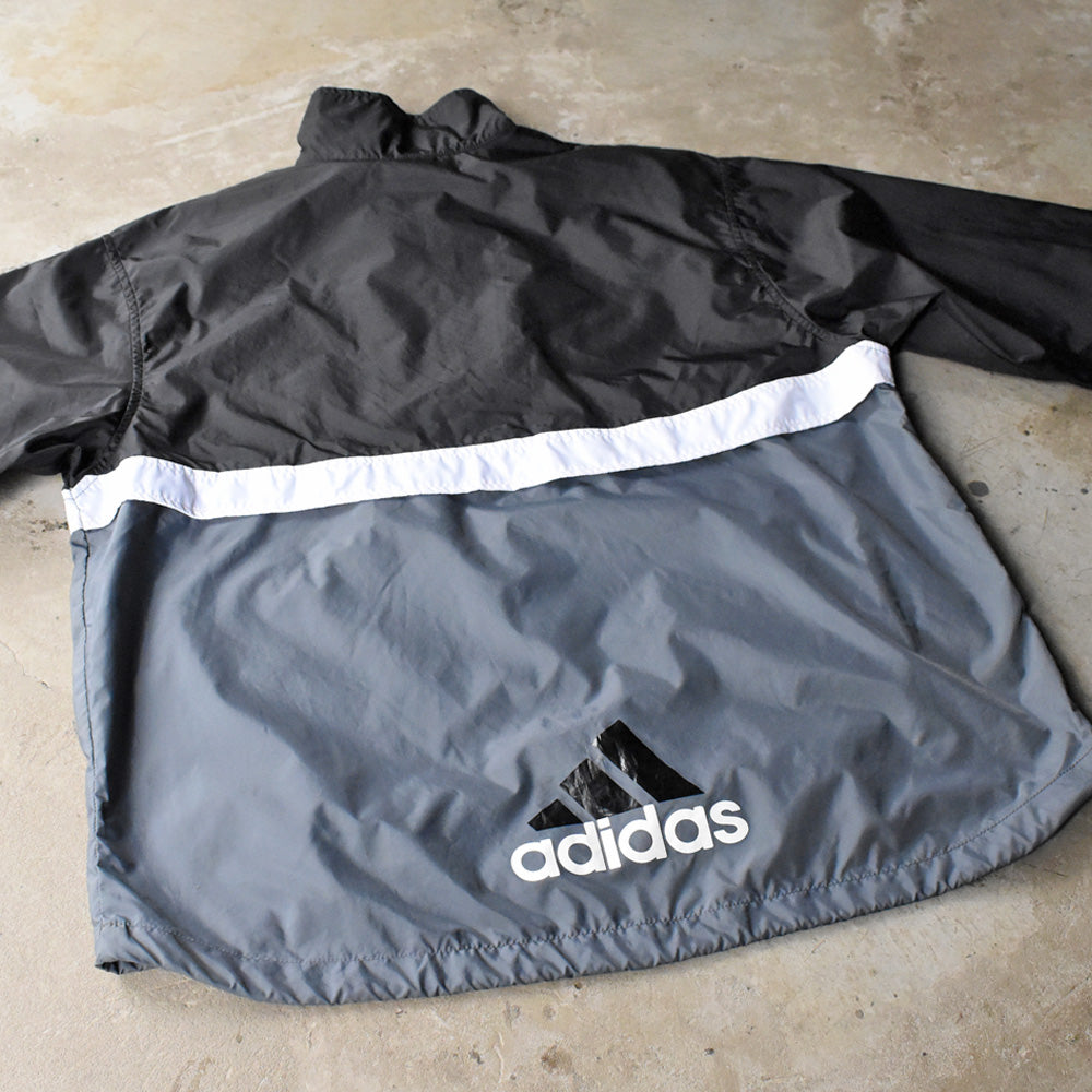 90’s adidas ハーフジップ ナイロン トラックジャケット 250526