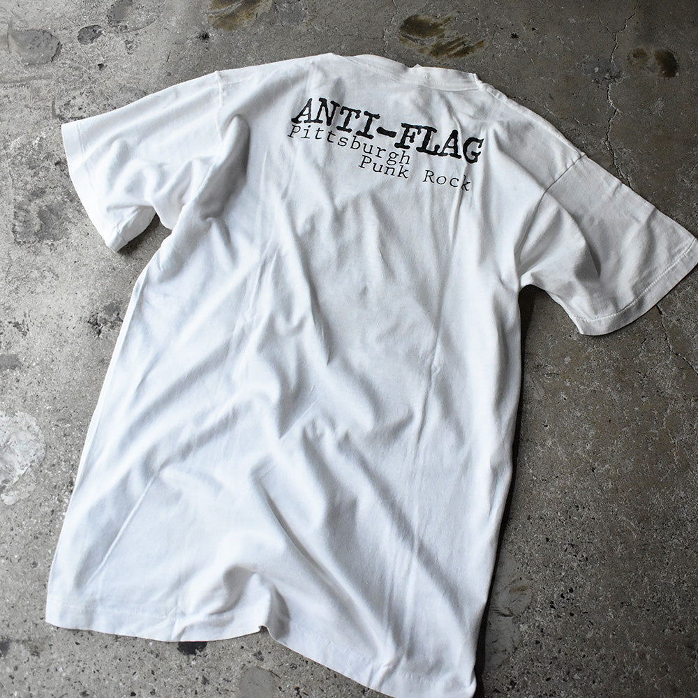 90's Anti-Flag “9 Song Demo“ ロック Tシャツ 250715H