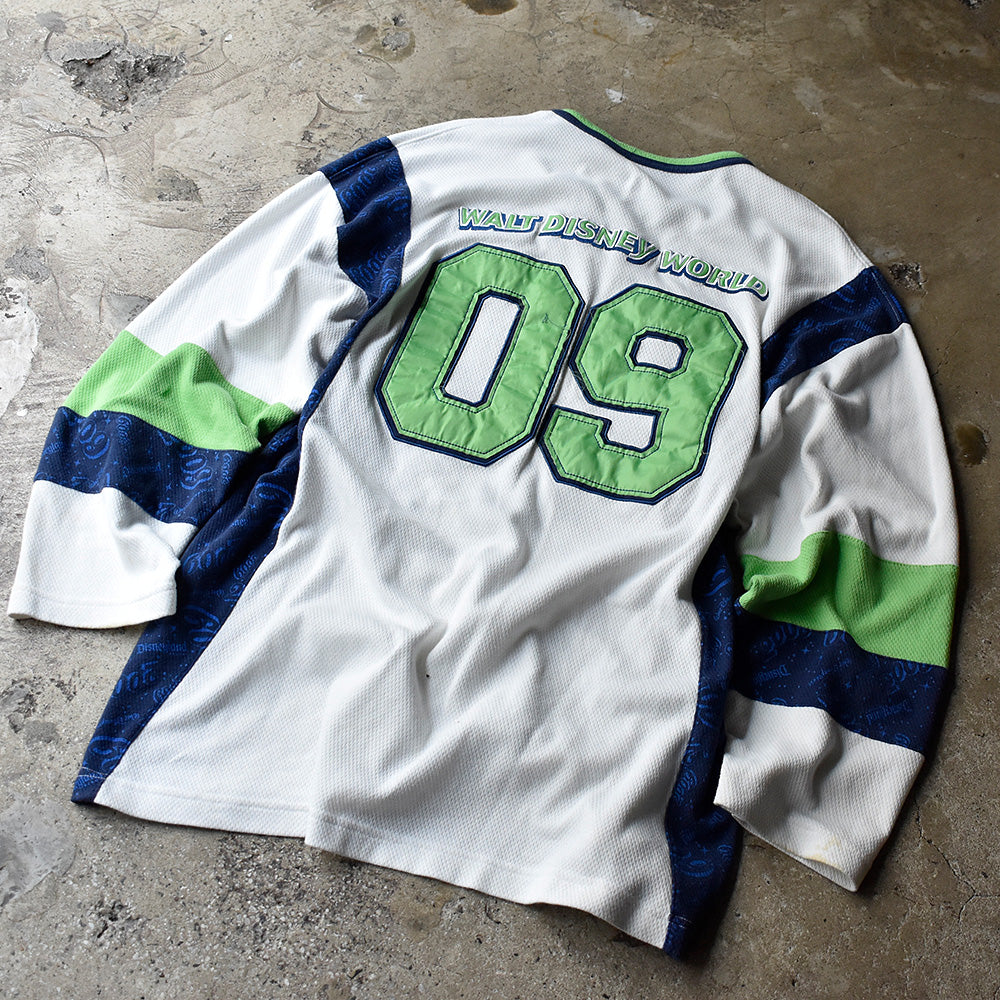 Y2K Disney ホッケーシャツ Buzz！ 240525H