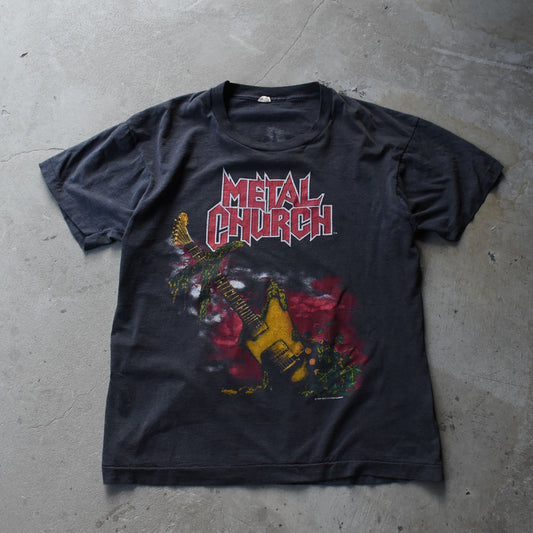 80’s Metal Church “THE BLESSING TOUR 1989” ロック Tシャツ 250923H
