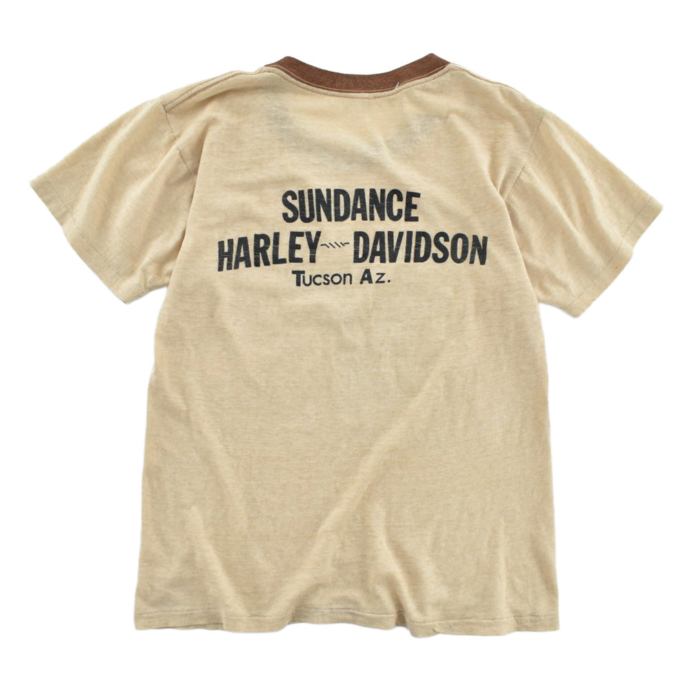 70's Harley-Davidson "SUNDANCE Tucson Az." イーグル リンガーTシャツ 260901H