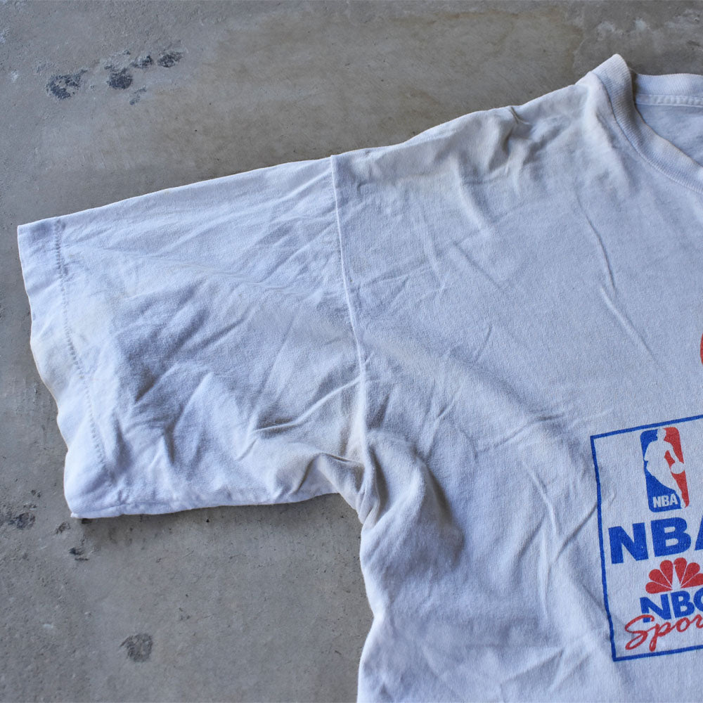 90's NIKE “NBA WORLD TOUR HOOP IT UP 3 ON 3” 両面プリント企業ロゴ Tシャツ 240729